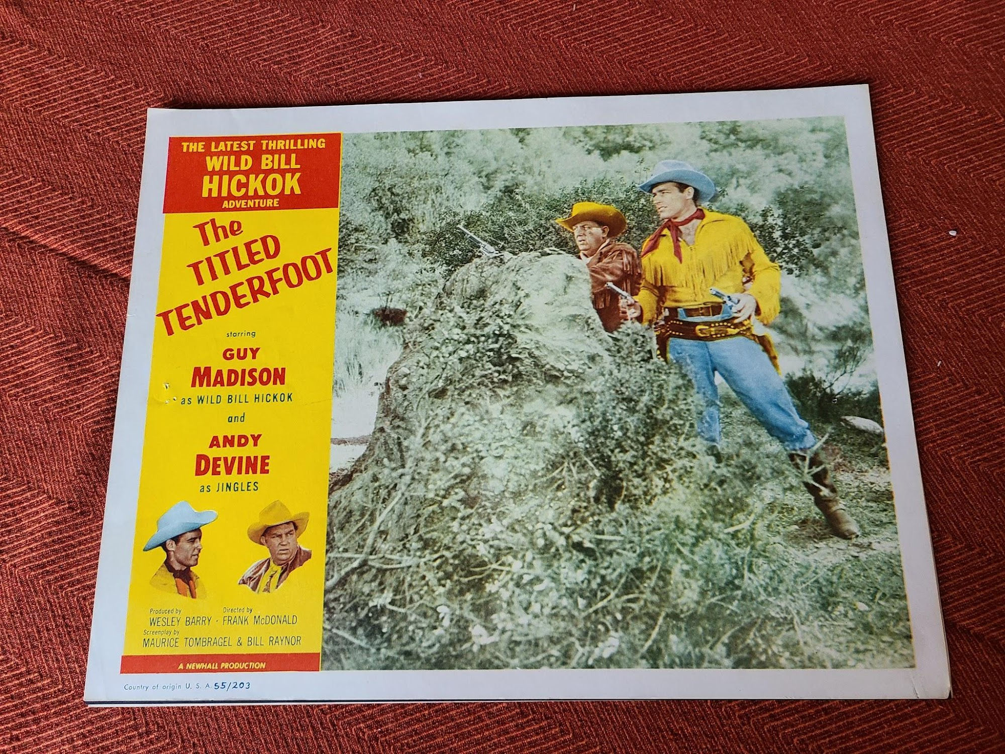 The Titled Tenderfoot 1955 Western Lobby Cards