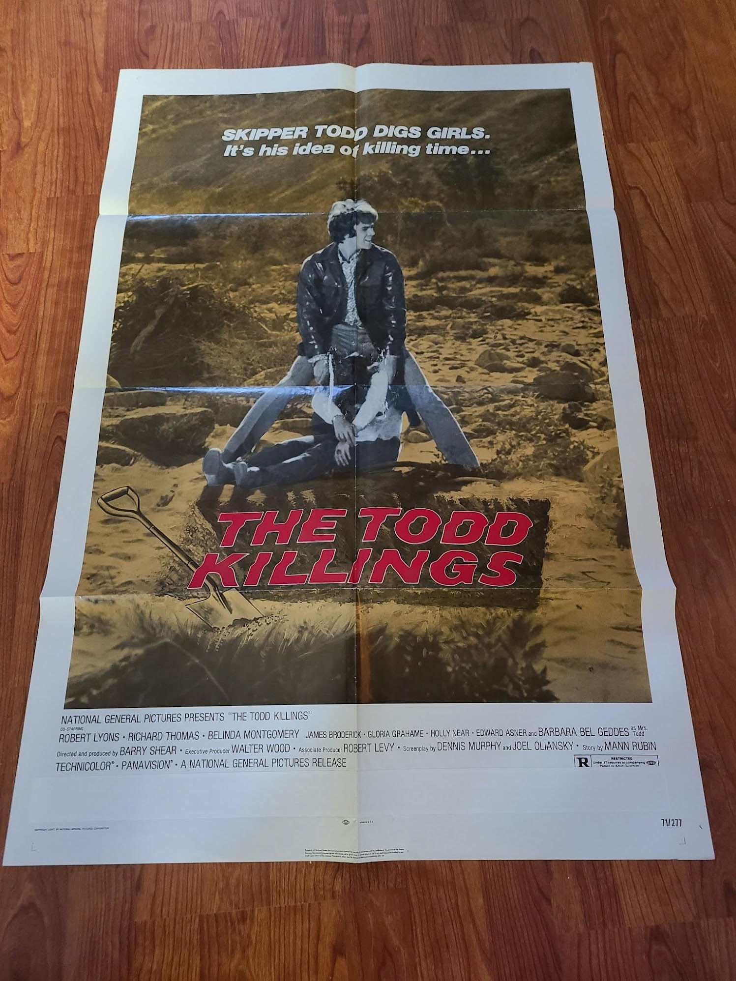 The Todd Killings 1971 1 Sheets/US