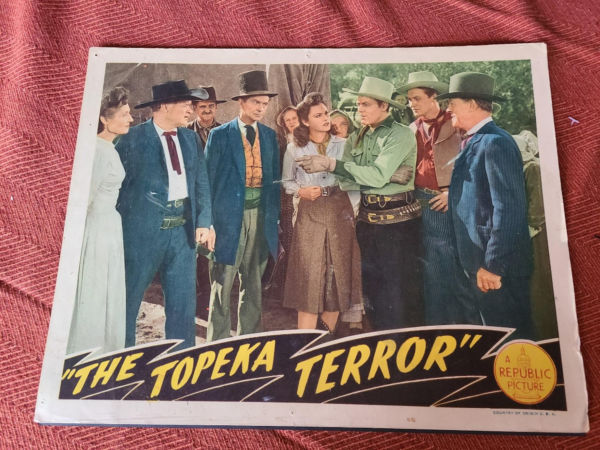 The Topeka Terror 1945 Western Lobby Cards