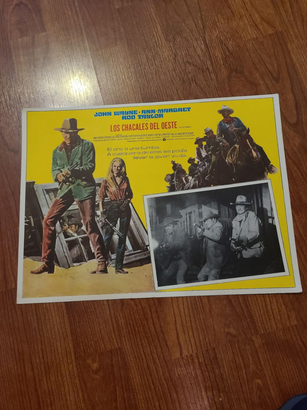 The Train Robbers 1973 Mexican Lobby Cards