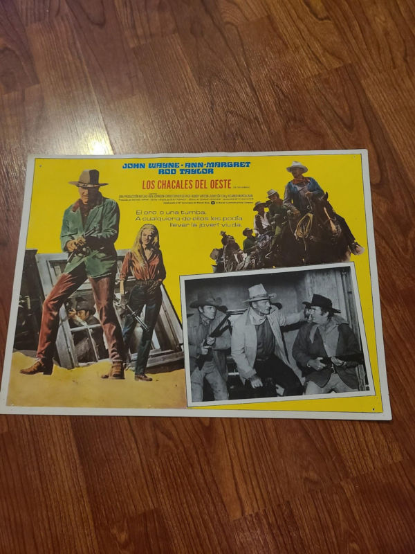 The Train Robbers 1973 Mexican Lobby Cards