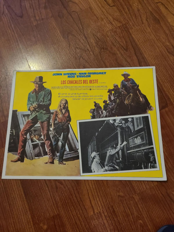 The Train Robbers 1973 Mexican Lobby Cards