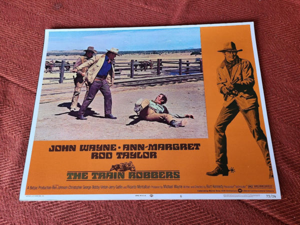 The Train Robbers 1973 Western Lobby Cards