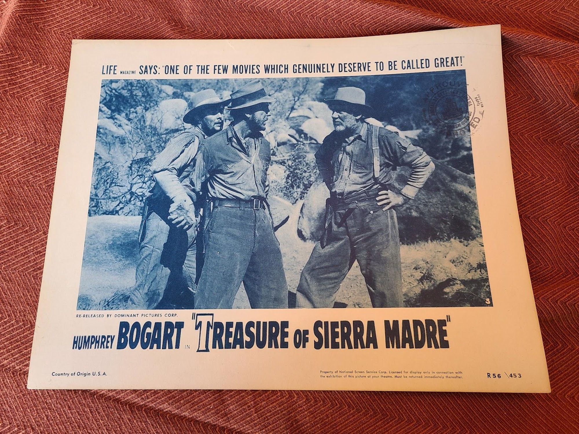 The Treasure of The Sierra Madre 1948 General Lobby Cards