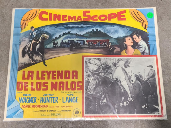 The True Story of Jesse James 1957 Mexican Lobby Cards
