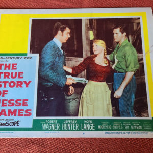 The True Story Of Jesse James 1957 Western Lobby Cards