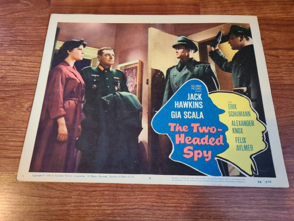 The Two Headed Spy 1959 Military/Aviation Lobby Cards
