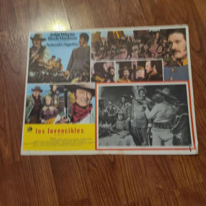 The Undefeated 1969 Mexican Lobby Cards