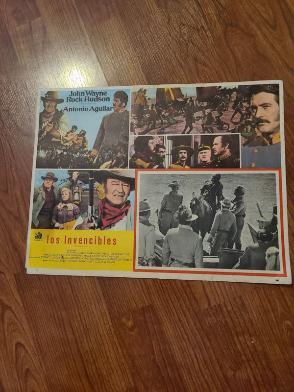 The Undefeated 1969 Mexican Lobby Cards