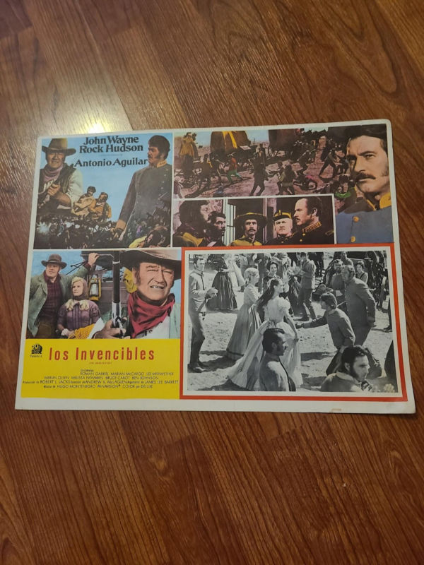 The Undefeated 1969 Mexican Lobby Cards