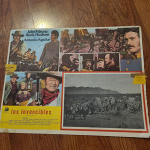 The Undefeated 1969 Mexican Lobby Cards
