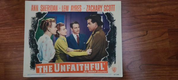 The Unfaithful 1947 General Lobby Cards