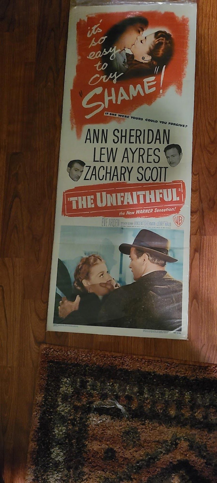 The Unfaithful 1947 Inserts