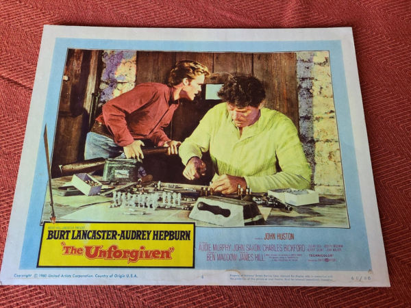 The Unforgiven 1960 Western Lobby Cards