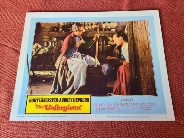 The Unforgiven 1960 Western Lobby Cards
