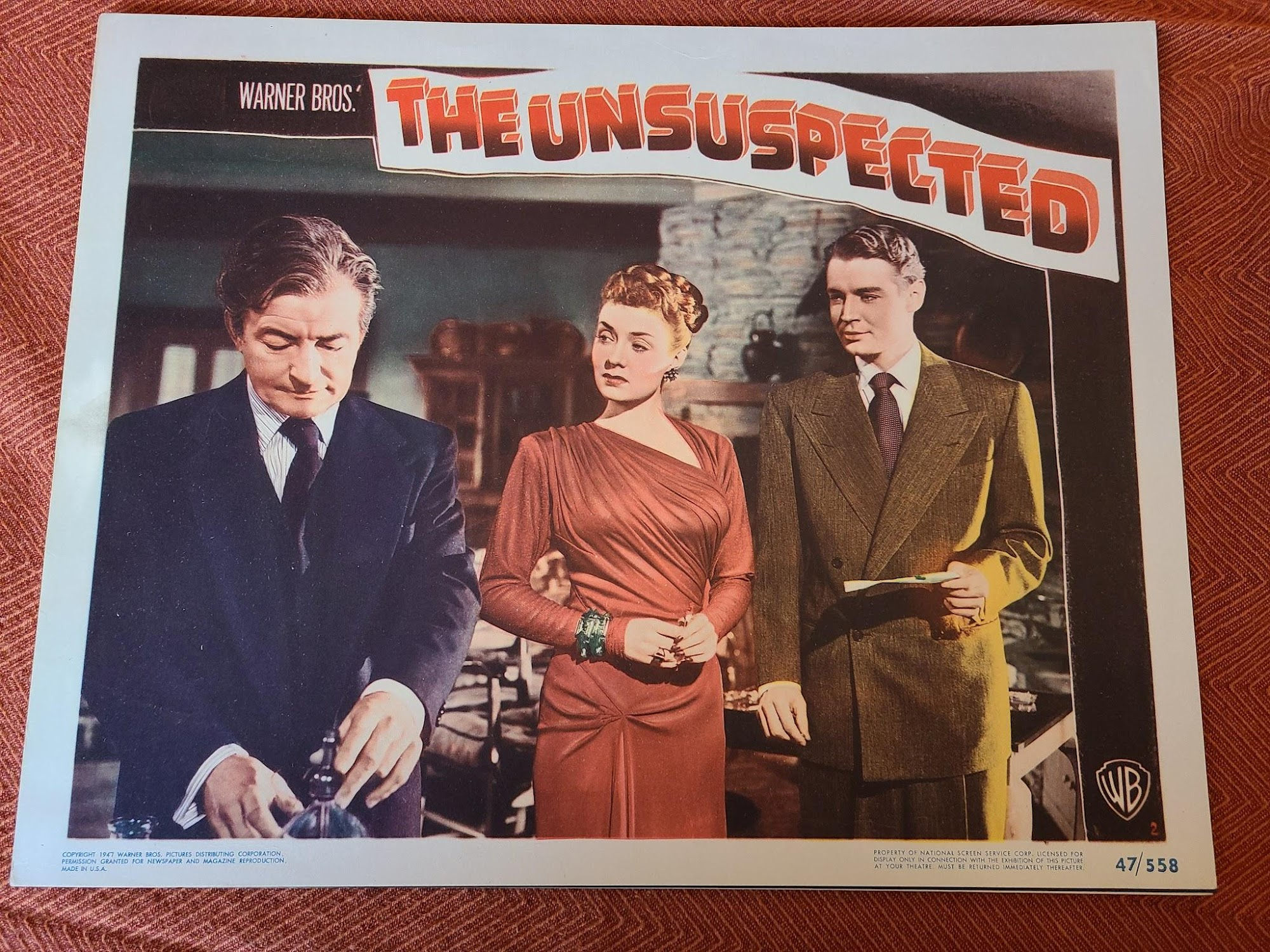 The Unsuspected 1947 General Lobby Cards