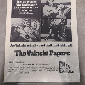 The Valachi Papers 1972 1 Sheets/US