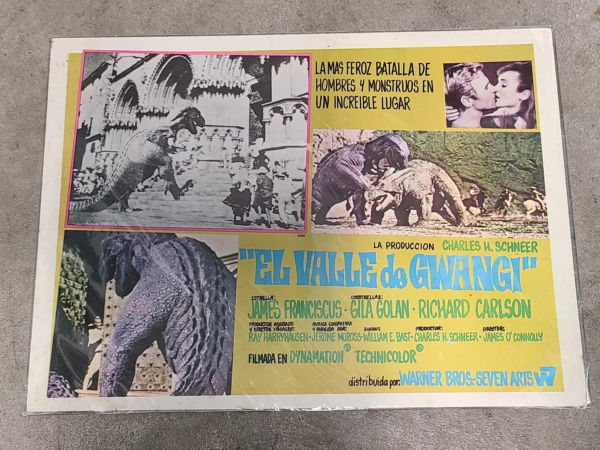 The Valley Of Gwangi 1969 Mexican Lobby Cards