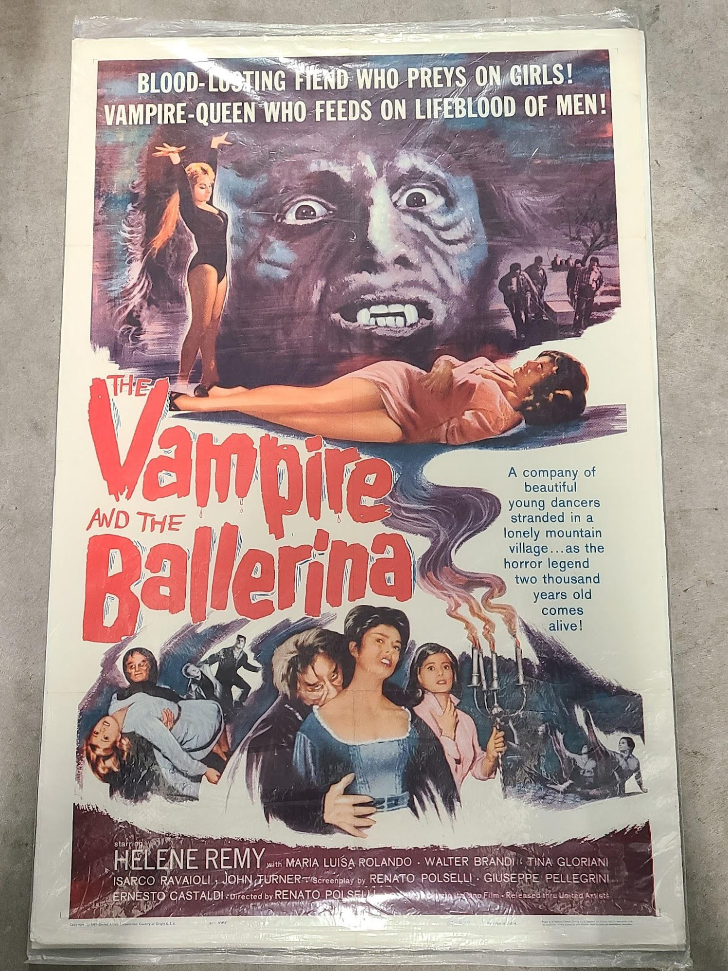 The Vampire and The Ballerina 1962 1 Sheets/US
