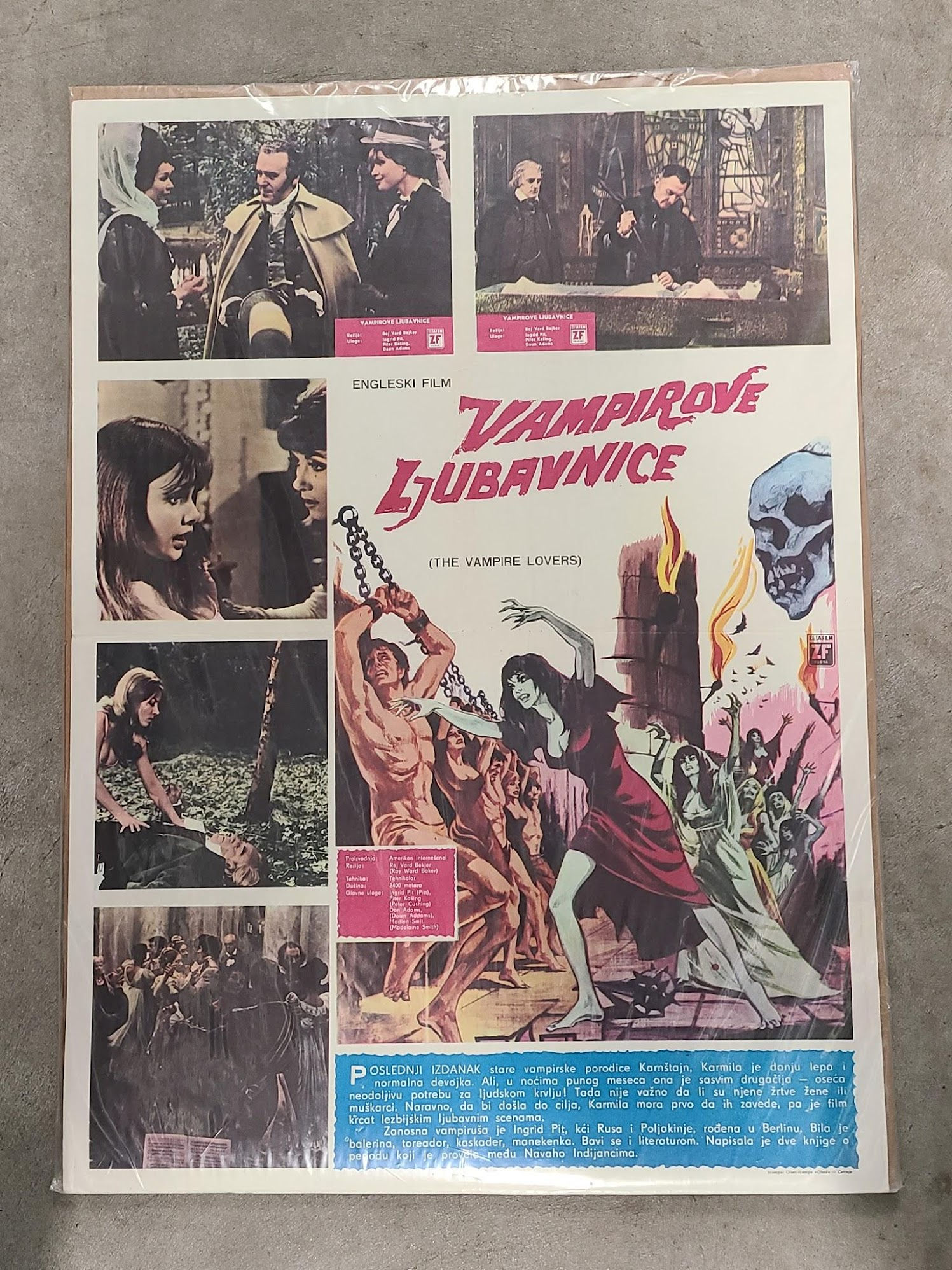The Vampire Lovers 1970 Yugo/Turkish