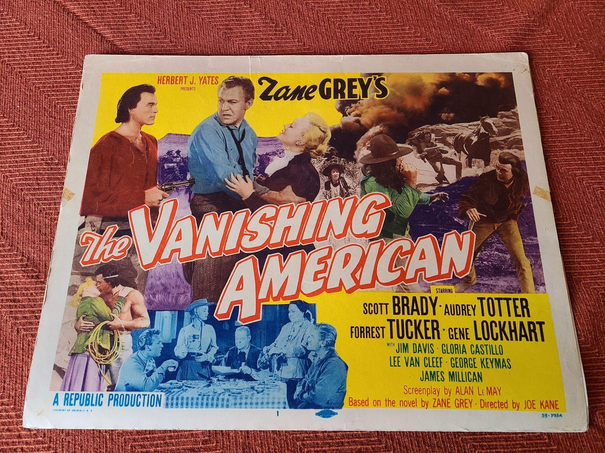 The Vanishing American 1955 Western Lobby Cards
