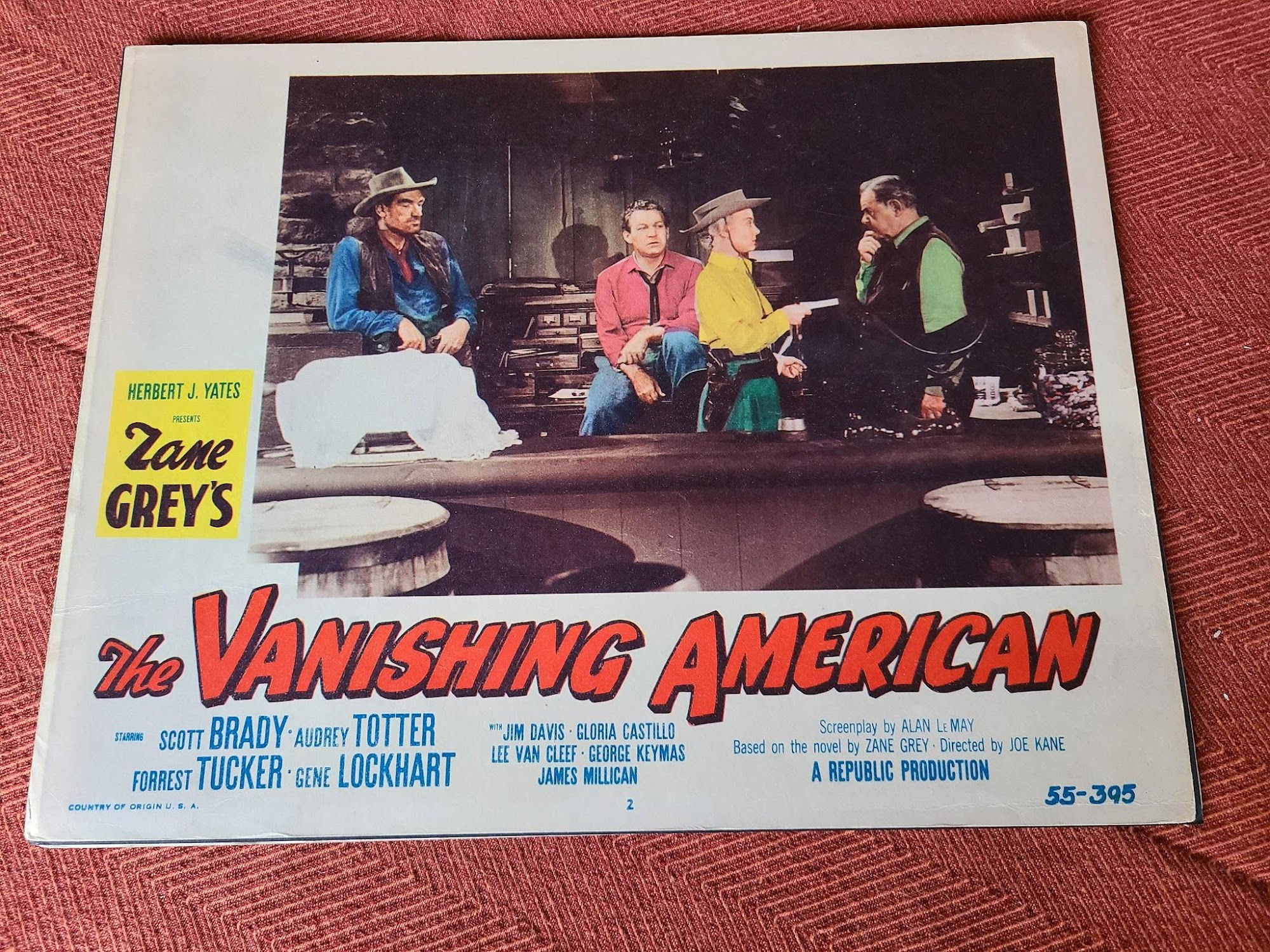 The Vanishing American 1955 Western Lobby Cards