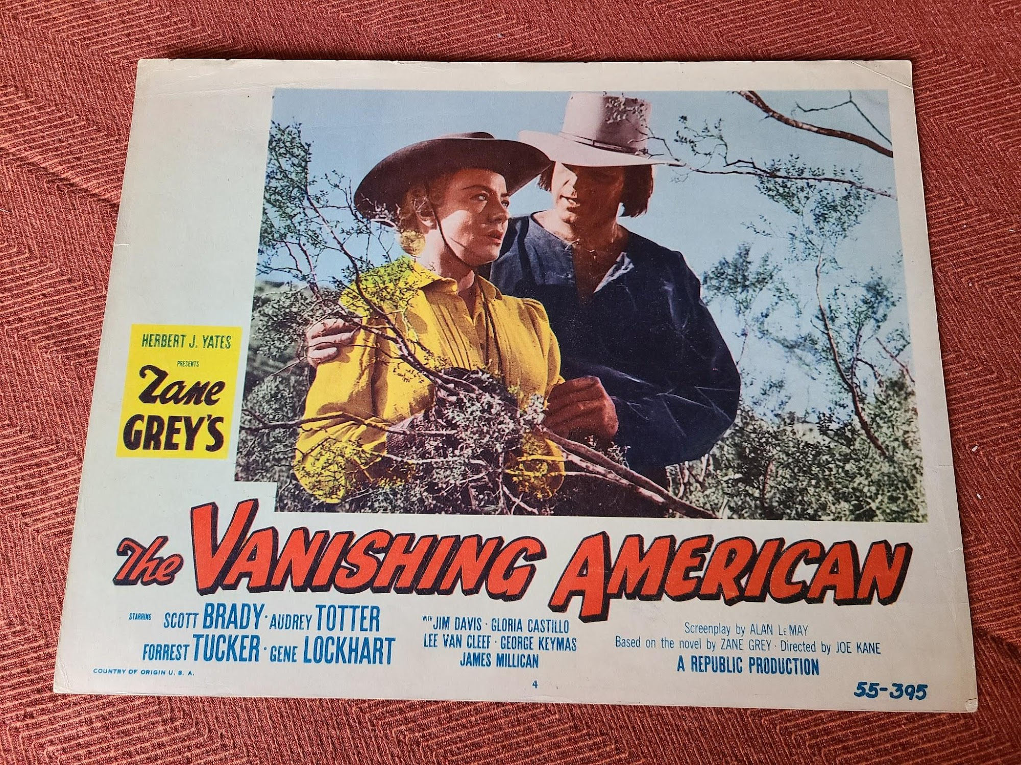 The Vanishing American 1955 Western Lobby Cards