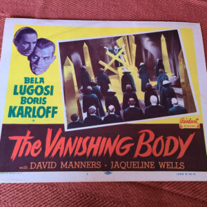 The Vanishing Body 1934 Scifi/Horror