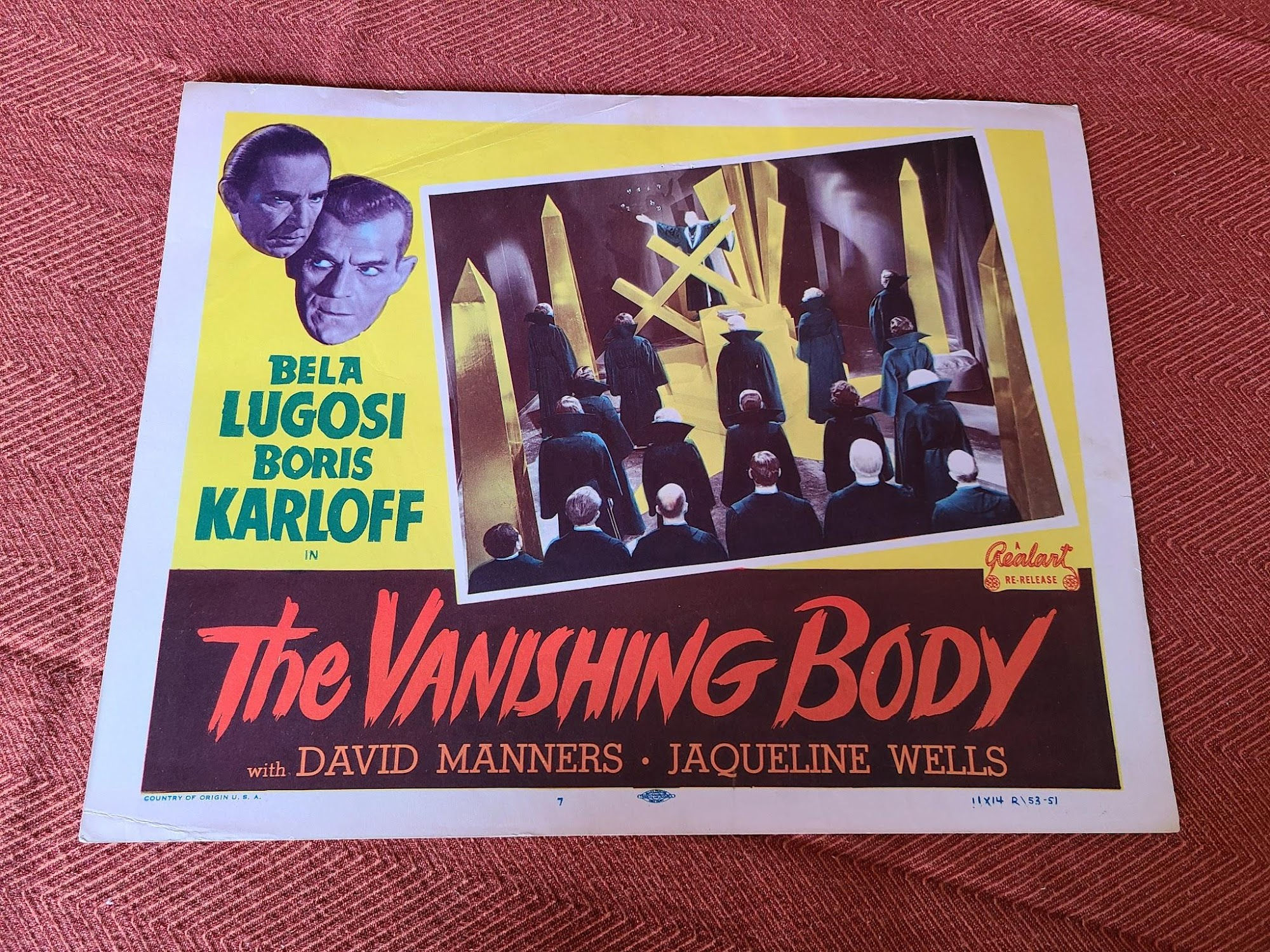 The Vanishing Body 1934 Scifi/Horror