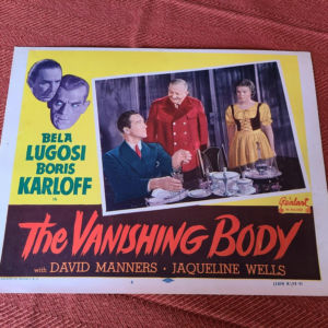 The Vanishing Body 1934 Scifi/Horror