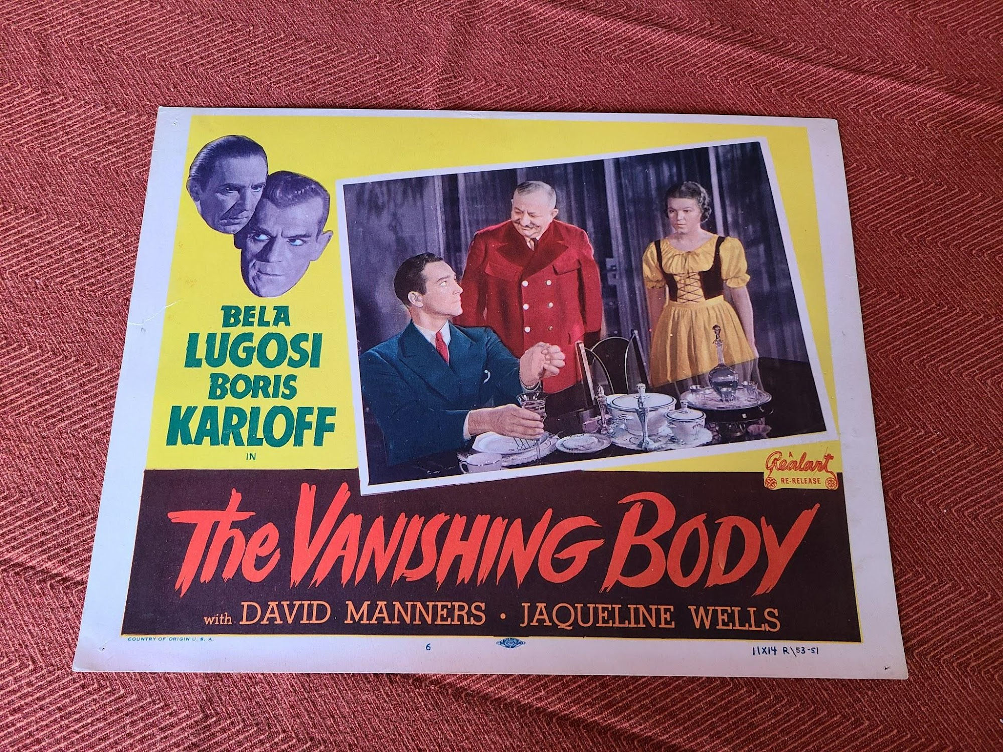The Vanishing Body 1934 Scifi/Horror