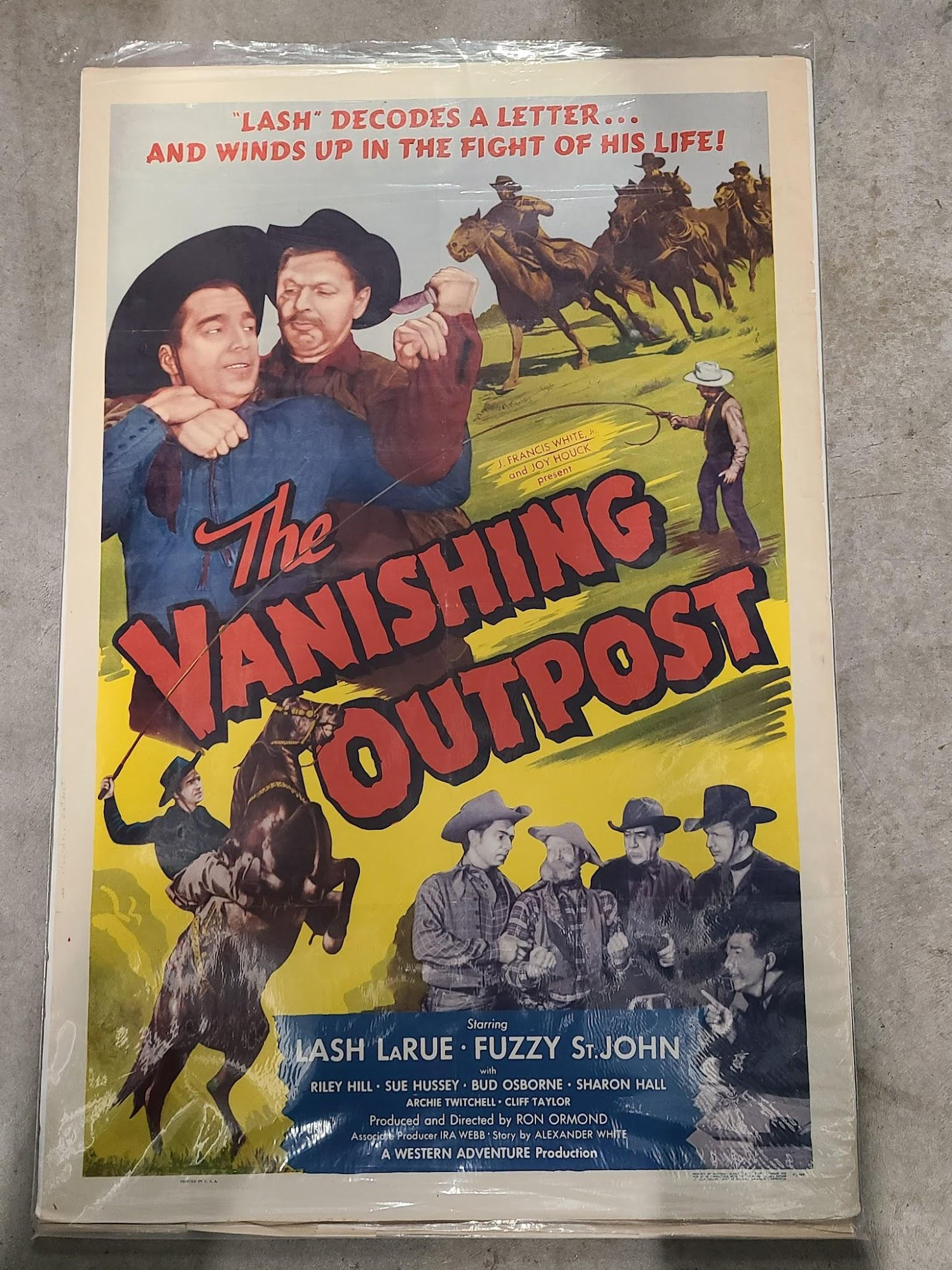 The Vanishing Outpost 1951 1 Sheets/US