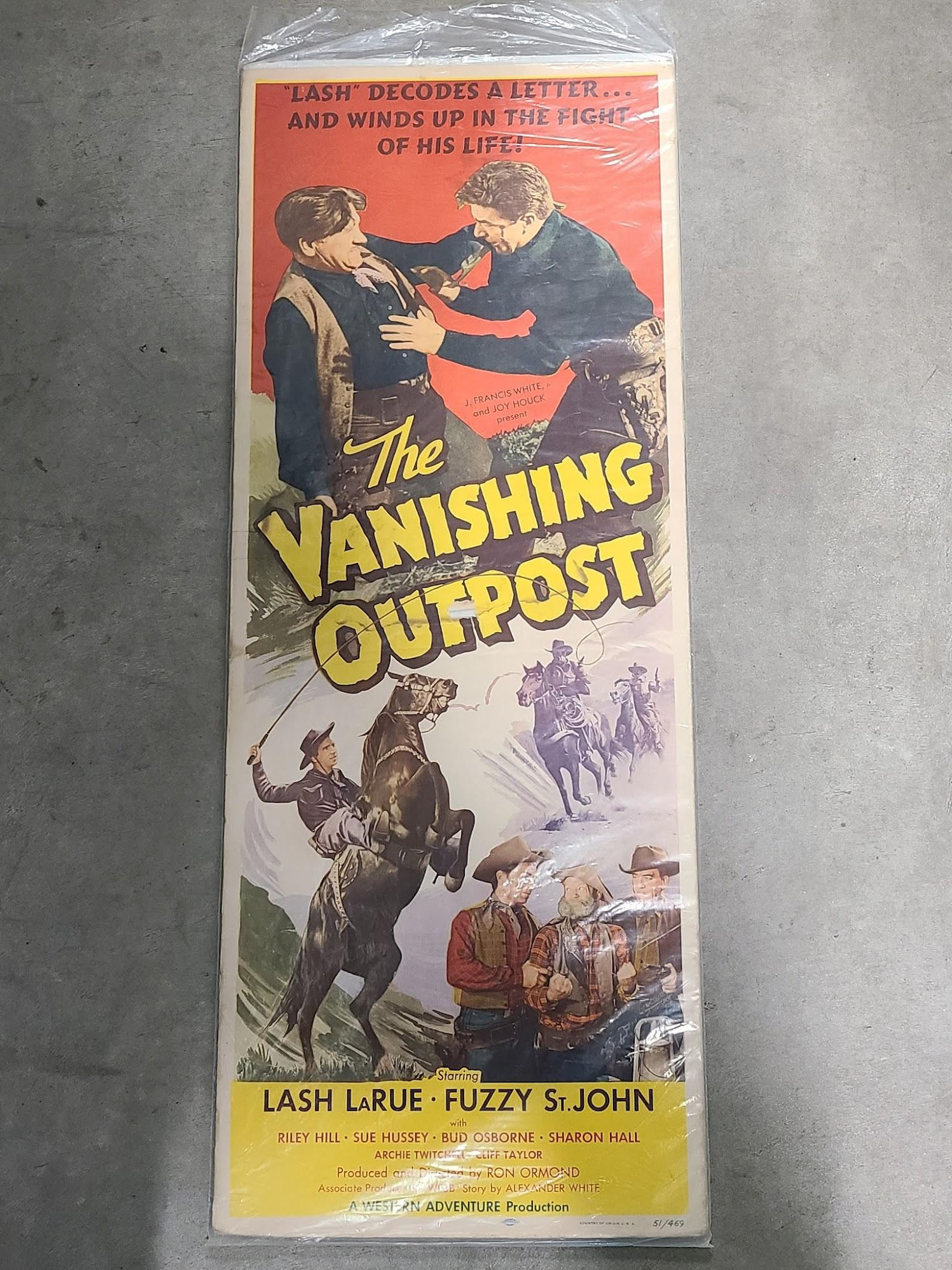 The Vanishing Outpost 1951 Inserts