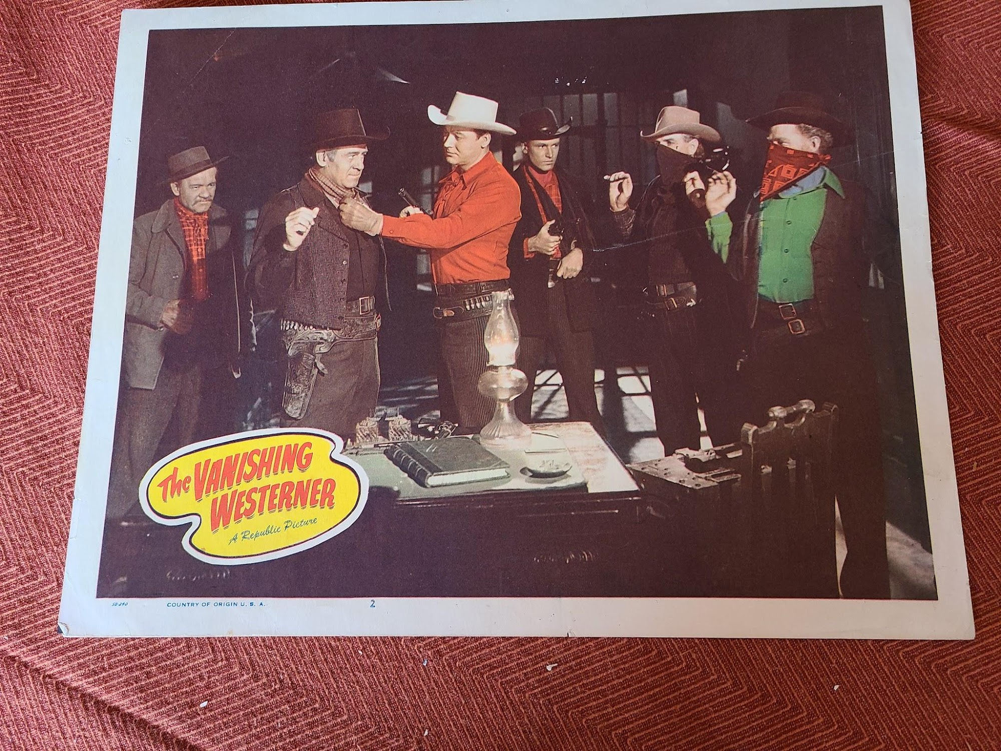 The Vanishing Westerner 1950 Western Lobby Cards