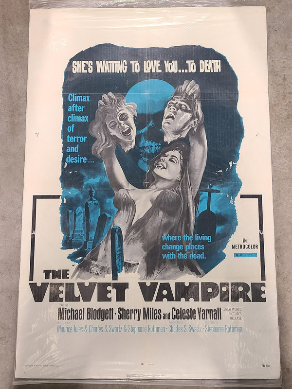 The Velvet Vampire 1971 1 Sheets/US