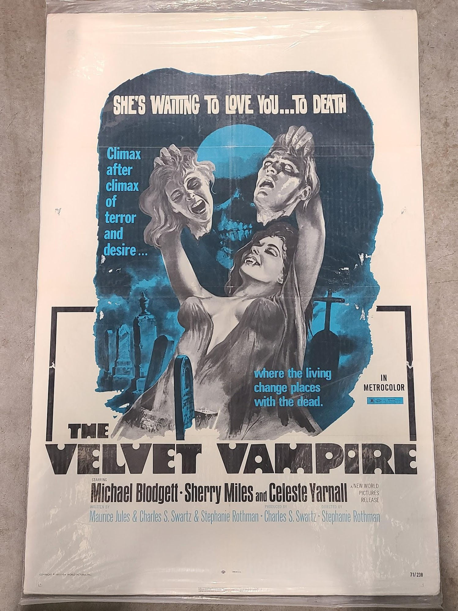 The Velvet Vampire 1971 1 Sheets/US