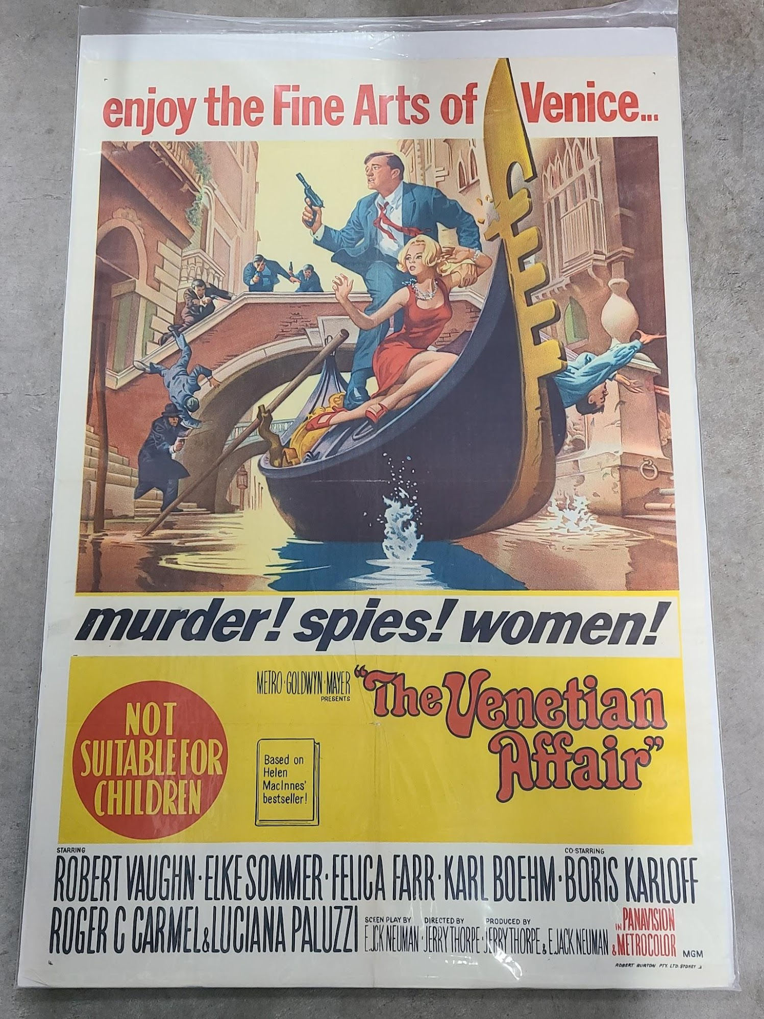 The Venetian Affair 1967 1 Sheets/US