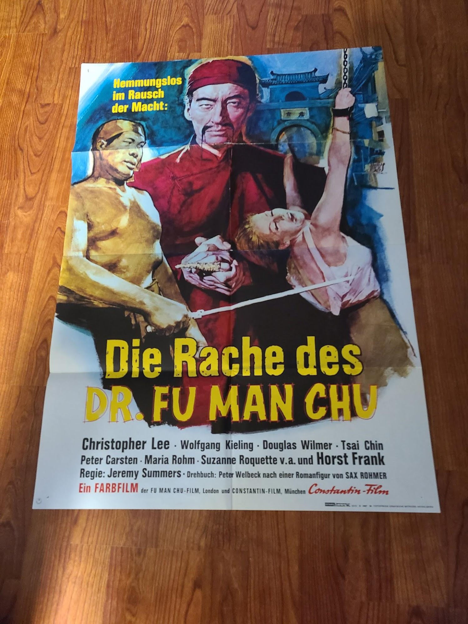The Vengeance Of Fu Manchu 1967 German