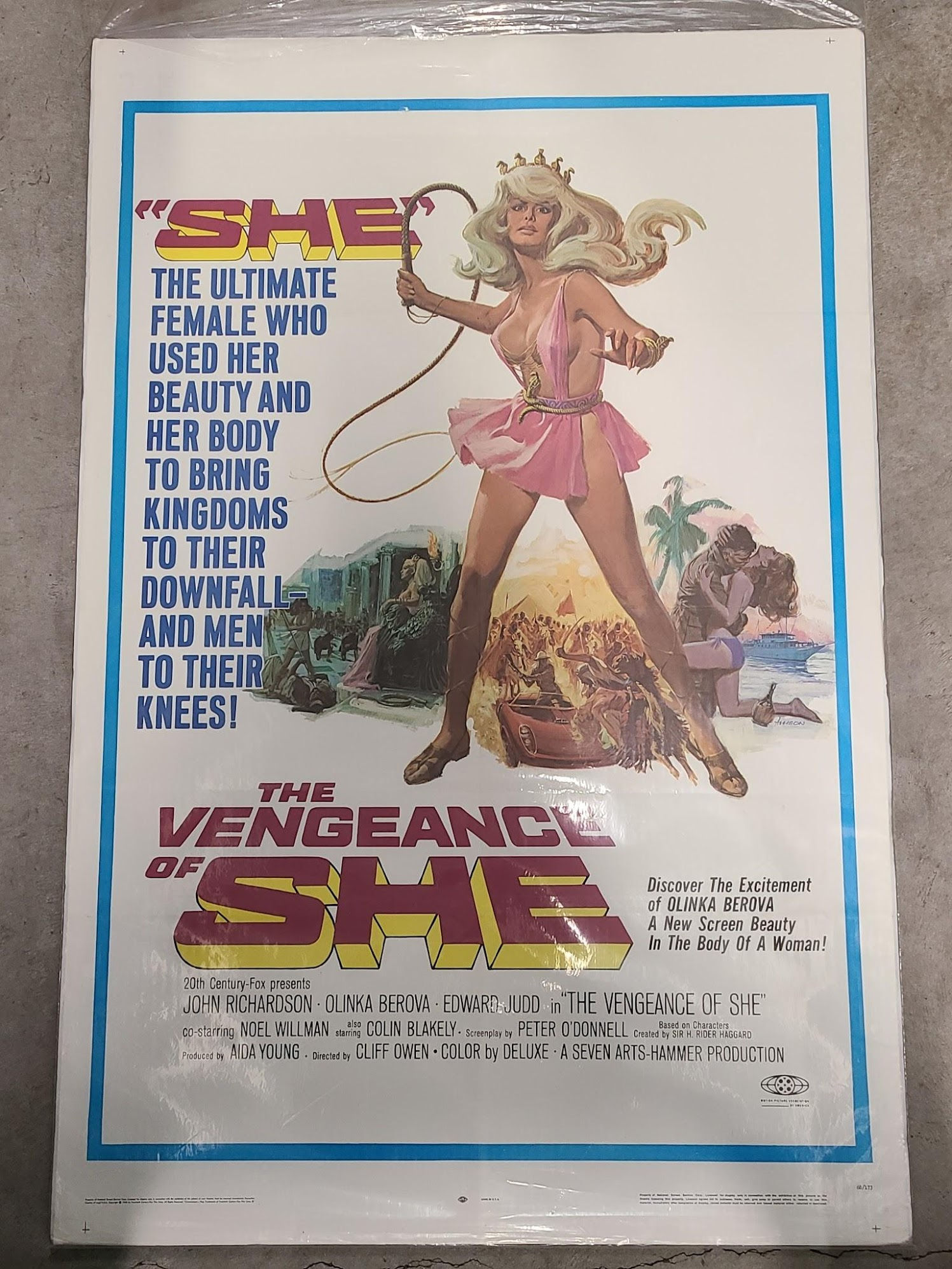 The Vengeance Of She 1968 1 Sheets/US