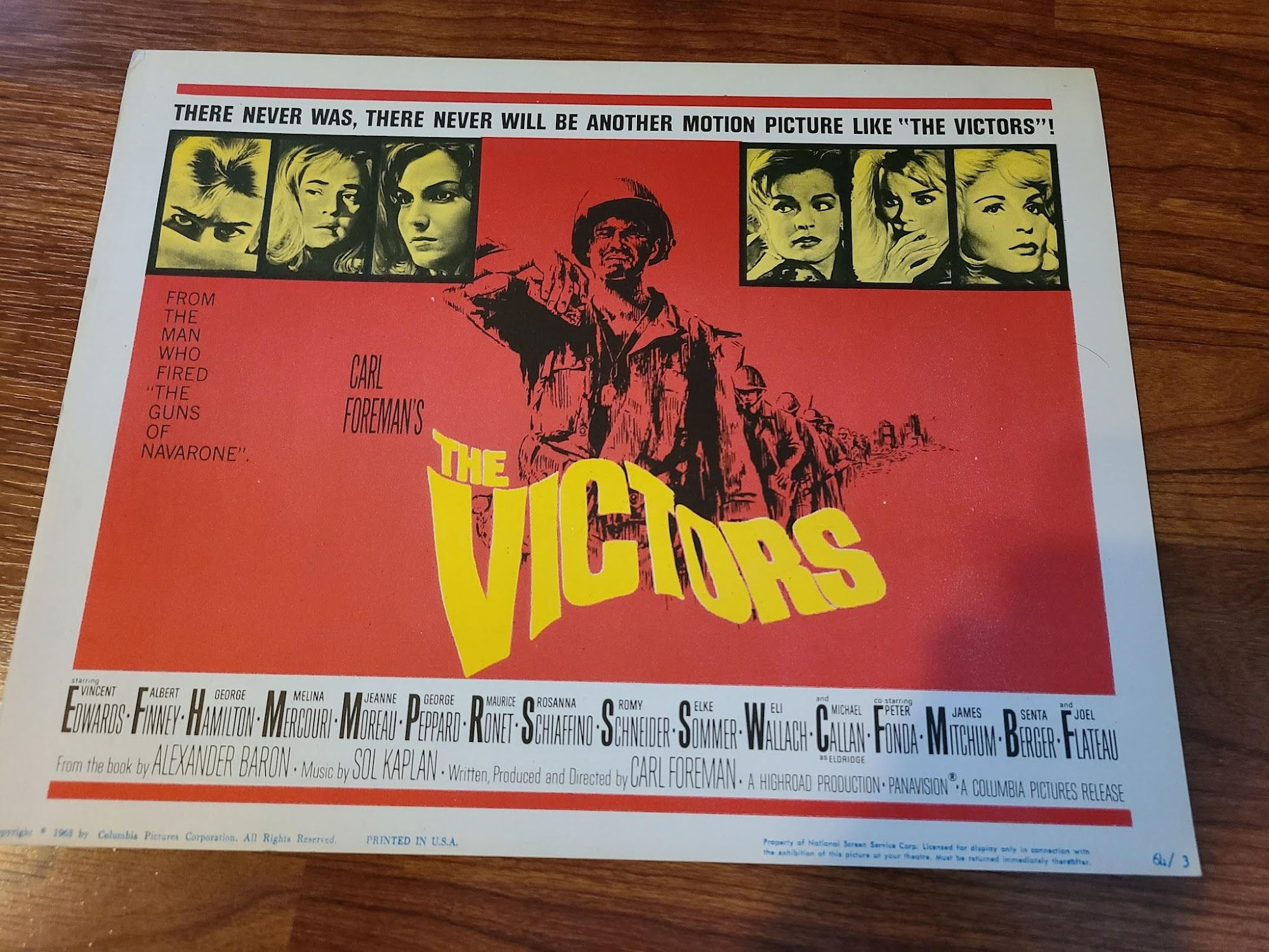 The Victors 1963 Title Cards