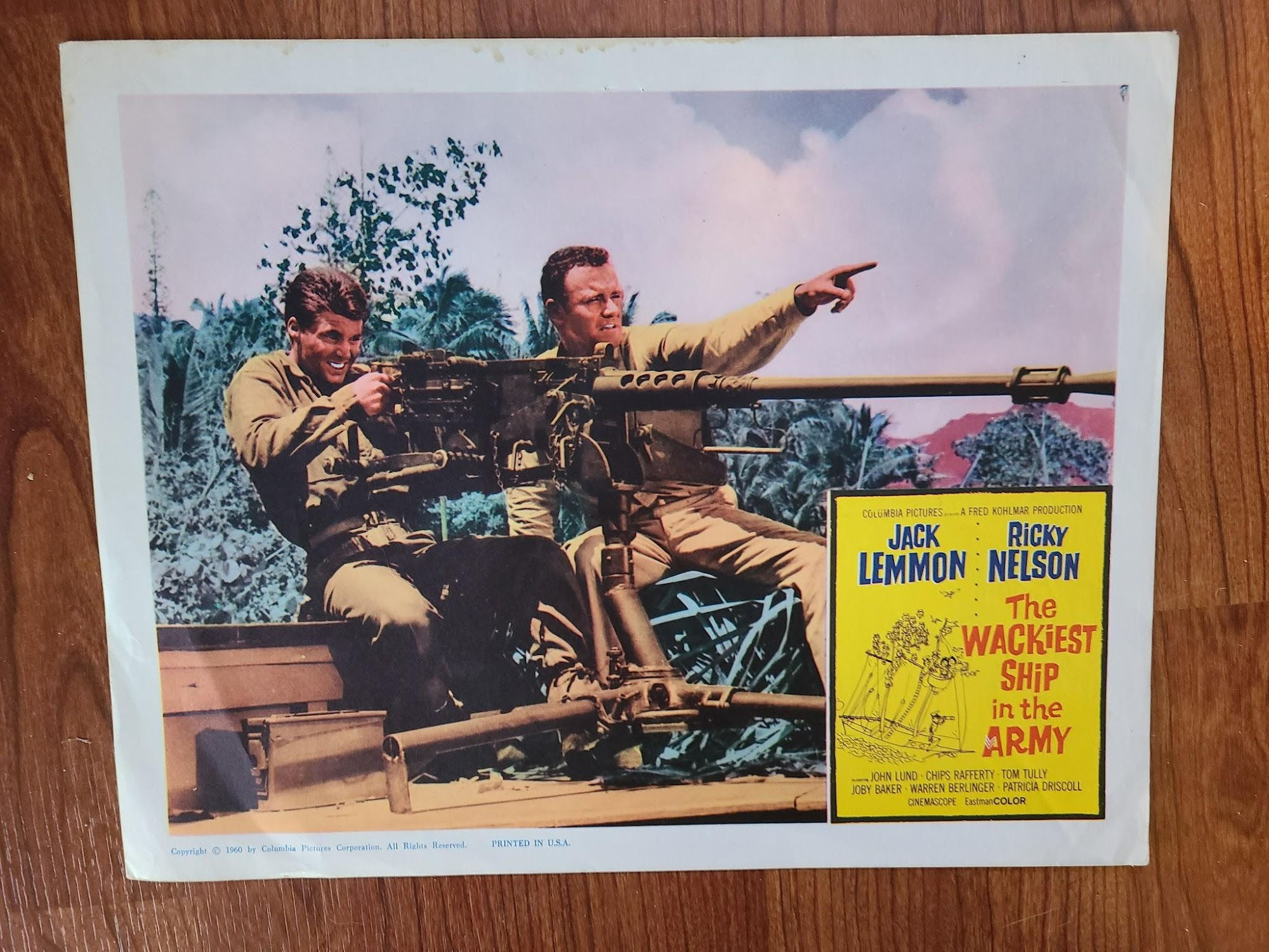 The Wackiest Ship In The Army 1960 Military/Aviation Lobby Cards
