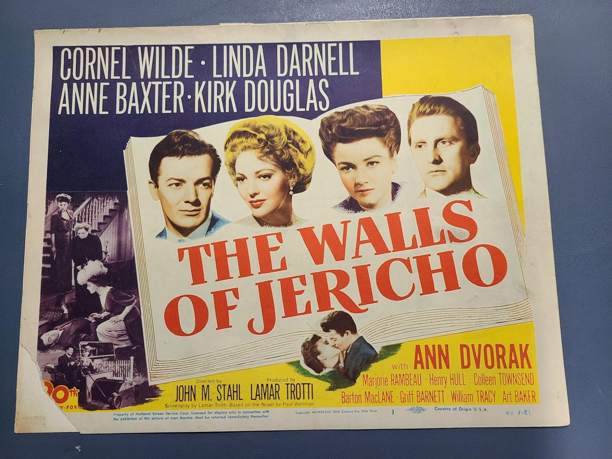 The Walls of Jericho 1948 Title Cards