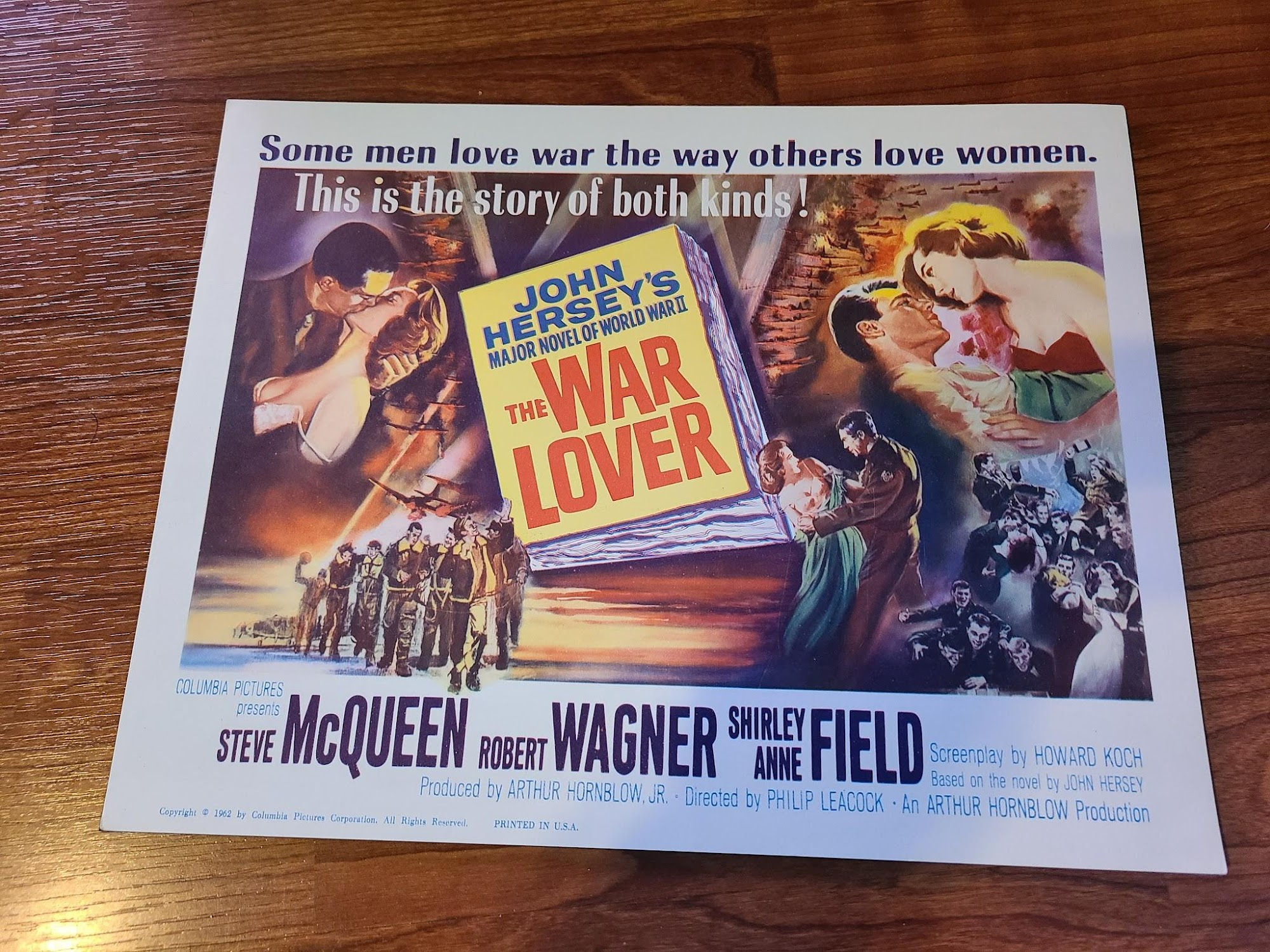 The War Lover 1962 Military/Aviation Lobby Cards