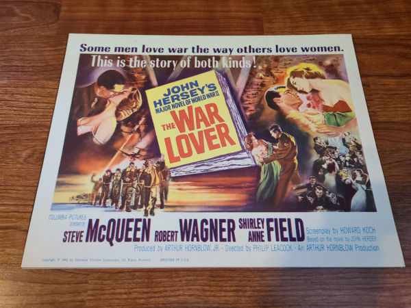 The War Lover 1962 Military/Aviation Lobby Cards
