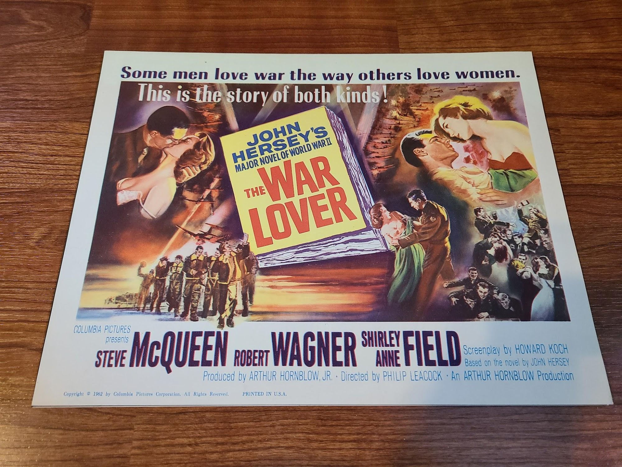 The War Lover 1962 Military/Aviation Lobby Cards