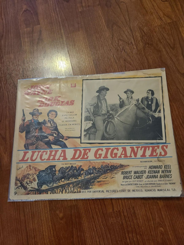 The War Wagon 1967 Mexican Lobby Cards
