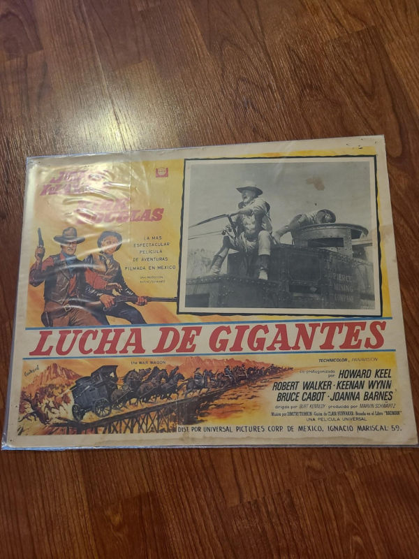The War Wagon 1967 Mexican Lobby Cards