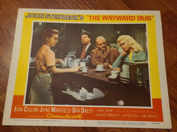 The Wayward Bus 1957 General Lobby Cards