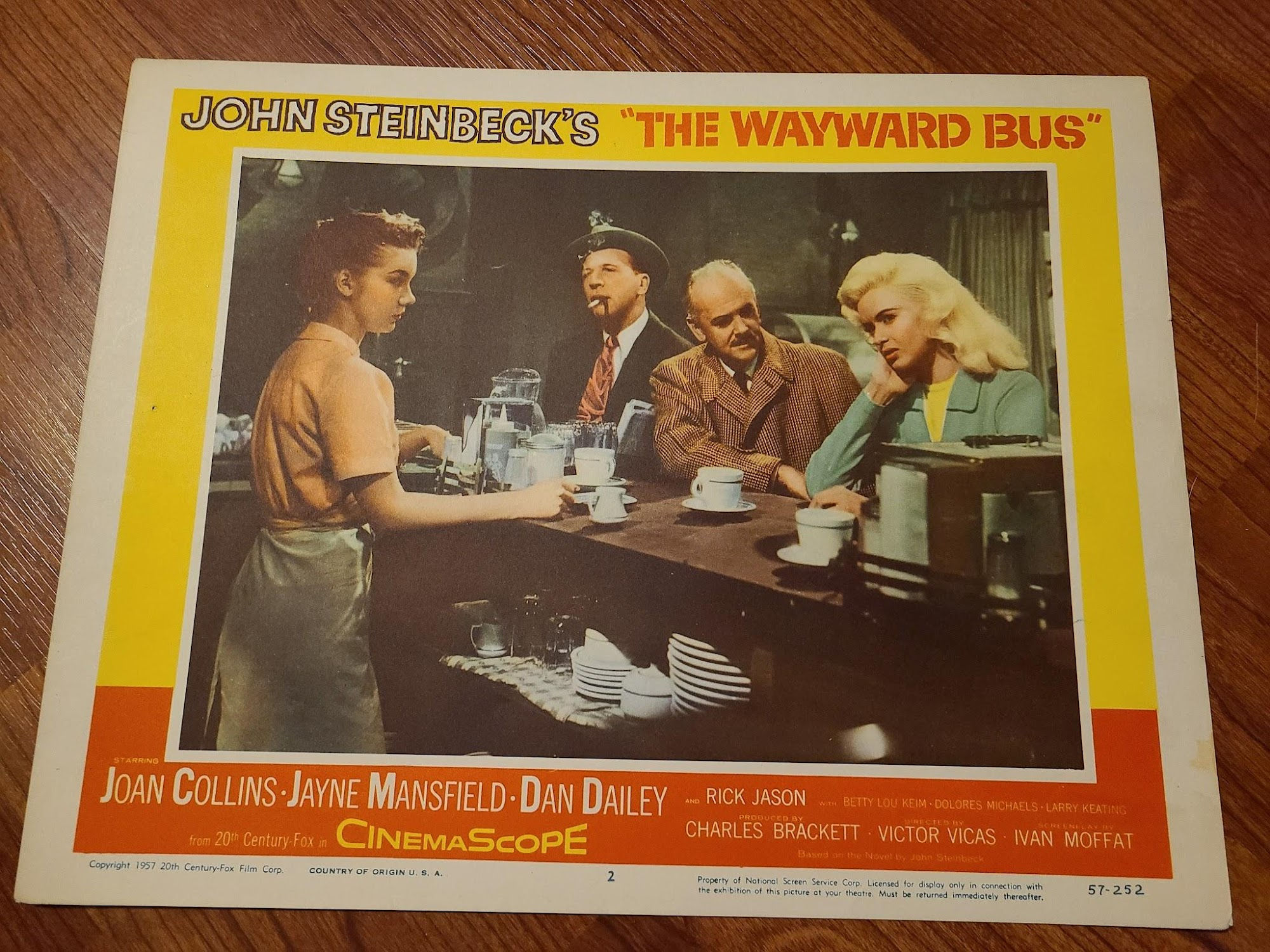 The Wayward Bus 1957 General Lobby Cards