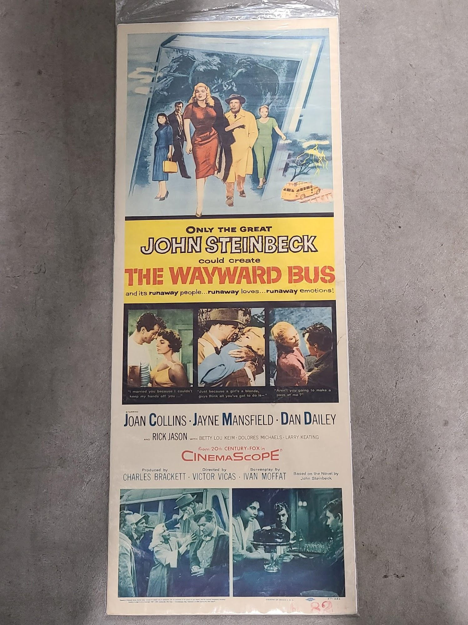 The Wayward Bus 1957 Inserts